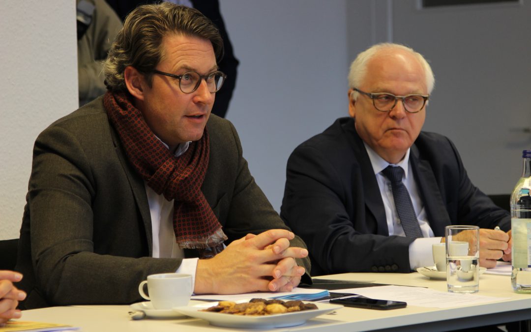 Bundesminister Andreas Scheuer zu Gast beim ZDS